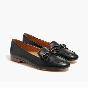 J Crew Bow Black Loafers Style BJ247, Size 8
